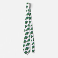 Hippie Car Drawing Tie