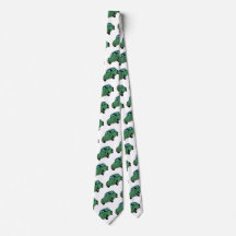Hippie Car Drawing Tie