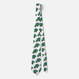 Corbata Hippie Car Drawing Tie