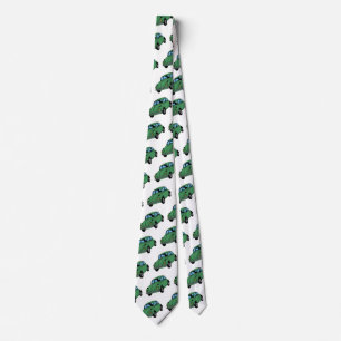 Corbata Hippie Car Drawing Tie
