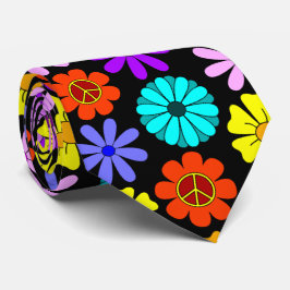 Corbata Hippie Flowers Neck Tie
