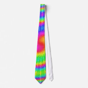 Corbata Hippie retro del teñido anudado psicodélico