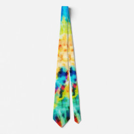 Corbata *~* Hipster Rainbow Psychodelic Retro Tie Dye