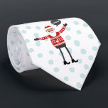 Corbata Hipster Santa<br><div class="desc">Hipster Santa en vaqueros delgados para divertirse en Navidades. Arte original de Nic Squirrell.</div>