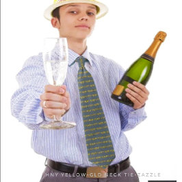 Corbata HNY Ate De Cuello Amarillo