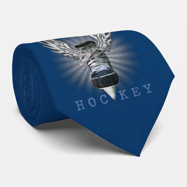 Corbata Hockey con alas (personalizado) (Enrollado)