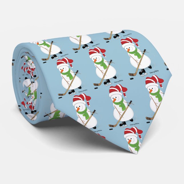 Corbata Hockey Snowman Tie (Enrollado)
