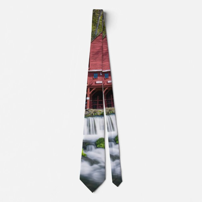 Corbata Hodgson Water Mill Paisaje Necesario Tie (Anverso)