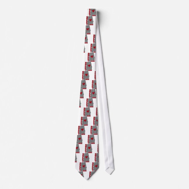 Corbata Hogar dulce (Anverso)