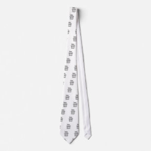 Corbata hogar dulce hogar moderno negro blanco gris simple