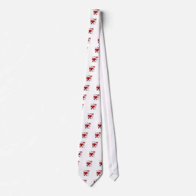 Corbata HOHOHOHO Tiene Navidades maravillosos con gratitud (Anverso)