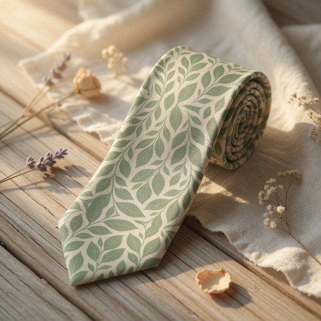 Corbata Hoja Botánica Elegante (Subido por el creador)