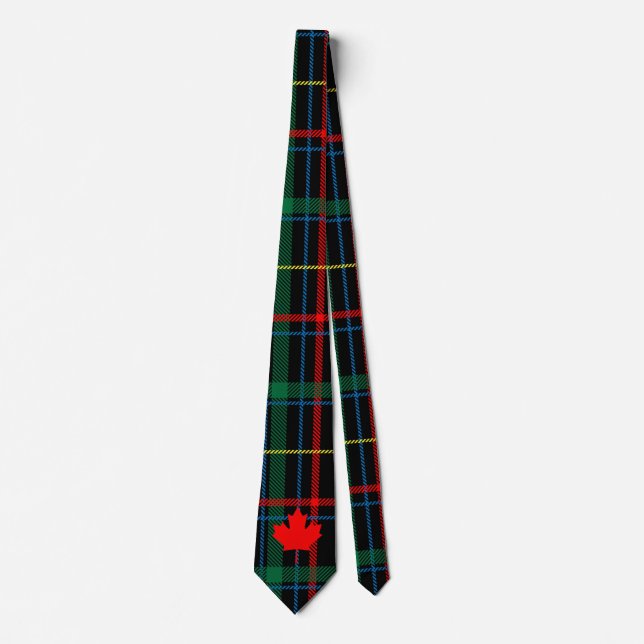 Corbata Hoja de arce de algodón canadiense (Anverso)