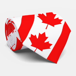 Corbata Hoja de Arce Rojo de Canadá