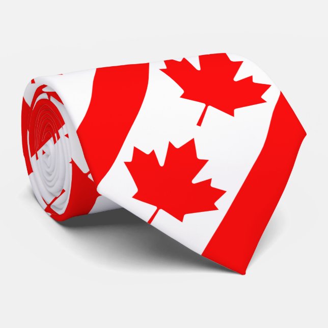 Corbata Hoja de Arce Rojo de Canadá (Enrollado)
