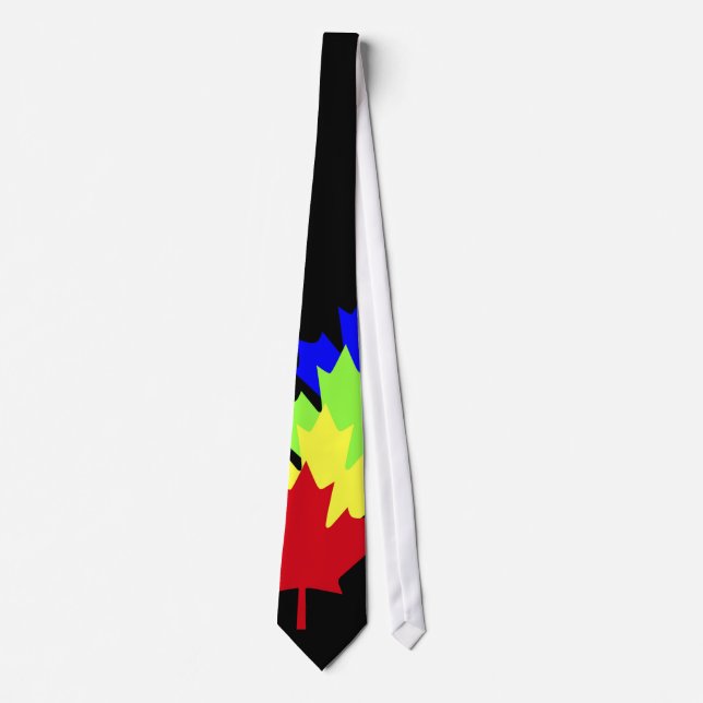Corbata Hojas de arce - Canadá (Anverso)