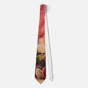 Corbata Hojas de invierno, empate de hombres