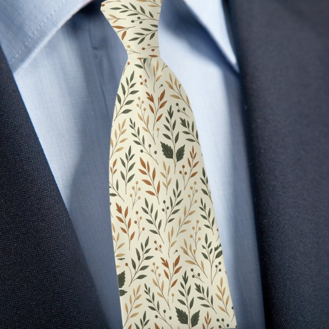 Corbata Hojas de nata (Subido por el creador)