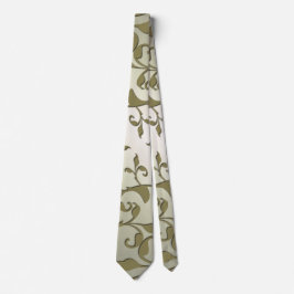 Corbata Hojas de olivo que se desplazan