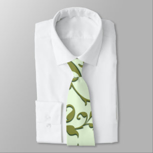 Corbata Hojas de olivo que se desplazan