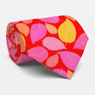 Corbata Hojas de otoño.
