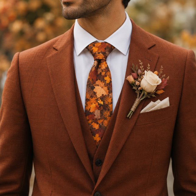 Corbata Hojas de Otoño (Subido por el creador)