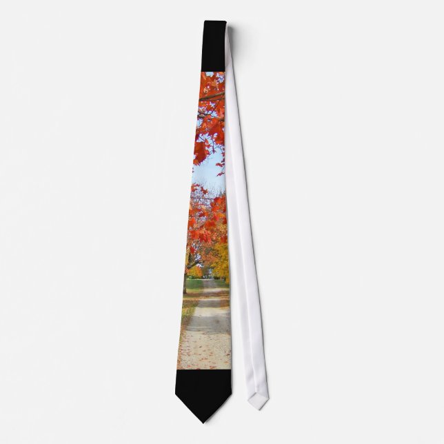 Corbata Hojas de otoño de la caída (Anverso)