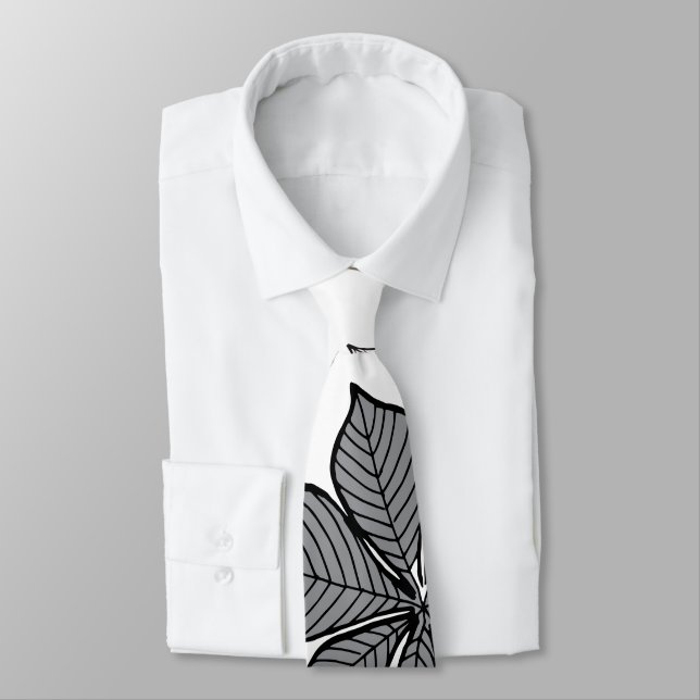 Corbata Hojas estilizadas 2 (Atado)