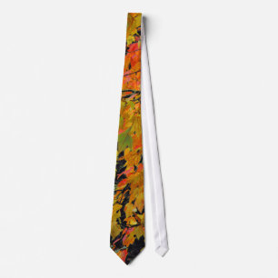 Corbata Hojas otoñales