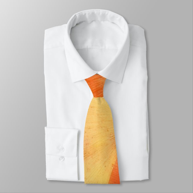 Corbata Hojas otoñales amarillas (Atado)