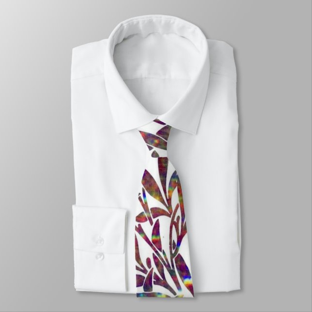Corbata Hojas Rojas (Atado)