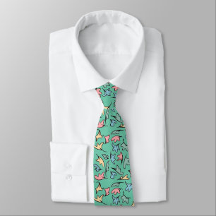 Corbata Hojas Verdes de Pastel