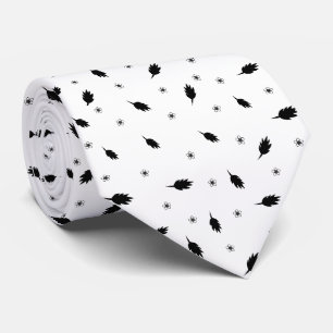 Corbata Hojas y flores