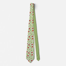 Corbata Hojas y Mariquitas