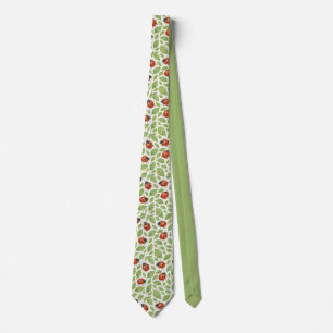 Corbata Hojas y Mariquitas