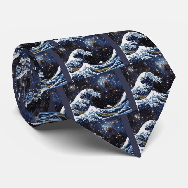 Corbata Hokusai & LH95 (Enrollado)