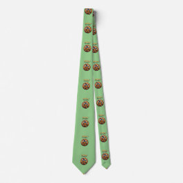 Corbata Hola Scary Hallowe'en Pumpkin