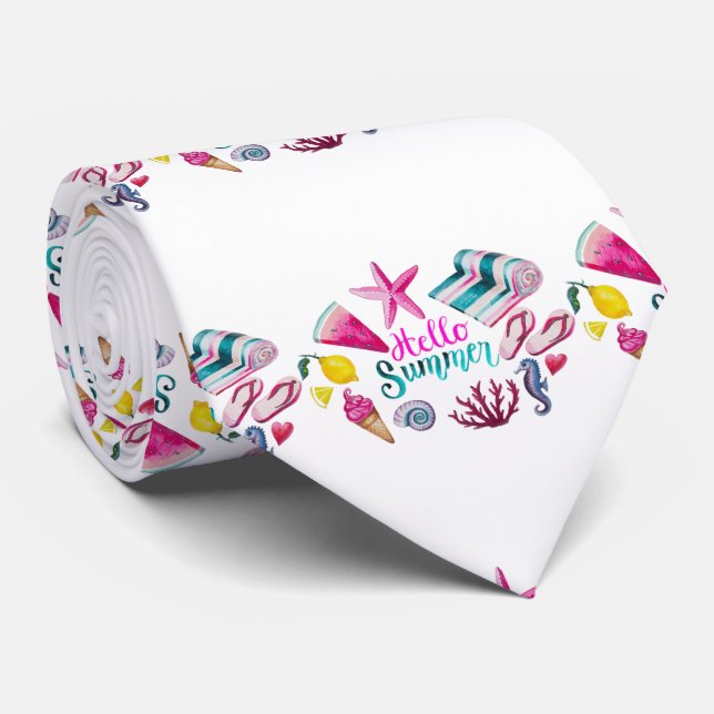 Corbata Hola Summer Beach Thunder-Cove (Enrollado)