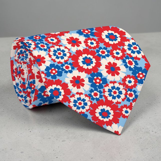Corbata Holiday - Fourth of July Patriotic Necktie (Subido por el creador)