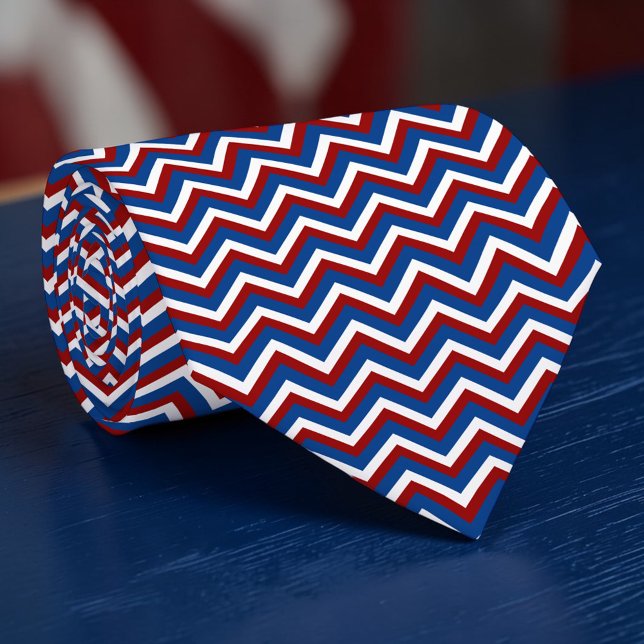 Corbata Holiday - Fourth of July Patriotic USA Necktie (Subido por el creador)