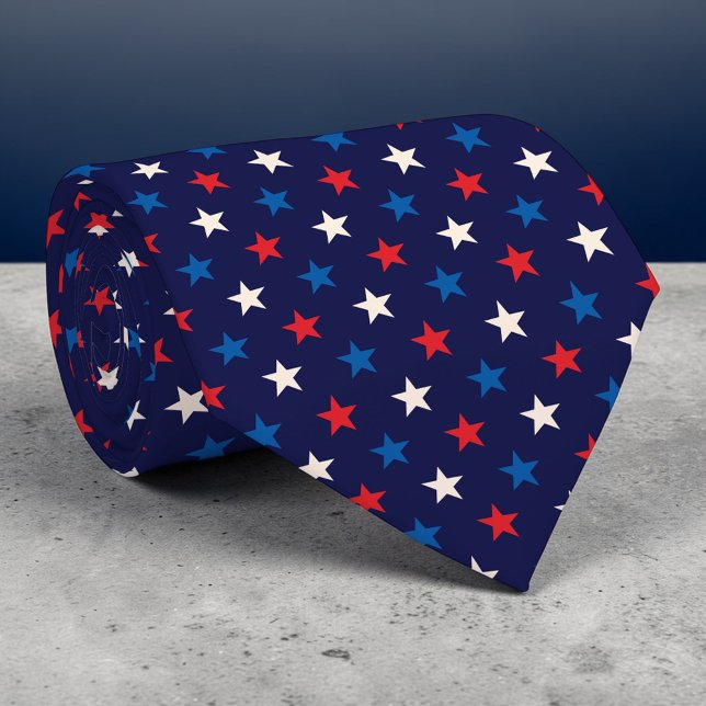 Corbata Holiday - Fourth of July Stars Necktie (Subido por el creador)