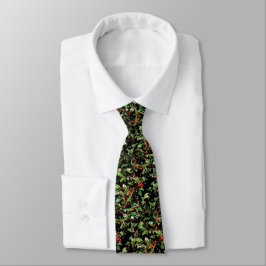 Corbata Holly and Berries Tie