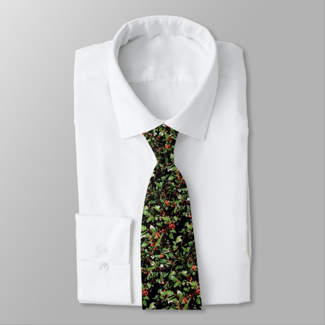 Corbata Holly and Berries Tie (Atado)