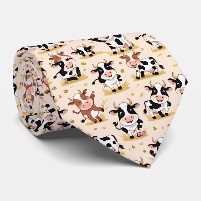 Corbata Holstein Cow Tie (Enrollado)