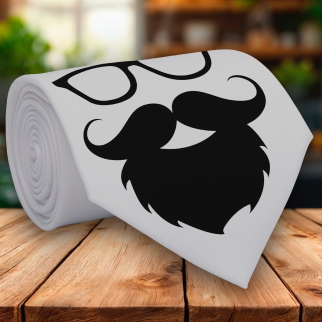Corbata Hombre con barba divertida totalmente crecida (Subido por el creador)