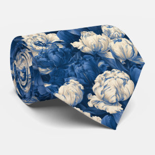 Corbata Hombre de negocios con estampado de tulipán Boda v