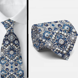 Corbata Hombre de Negocios de Lujo Mundano Baldosa Marr