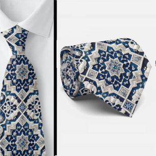 Corbata Hombre de negocios de lujo mundano Baldosa marro
