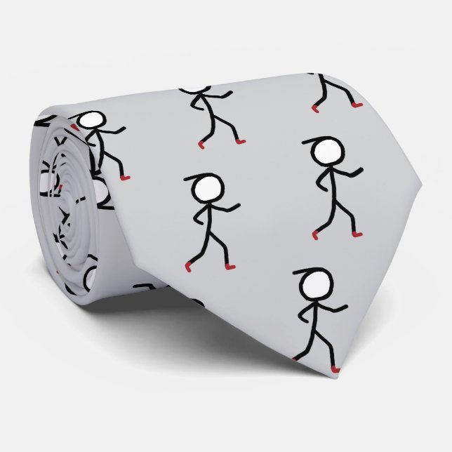 Corbata Hombre Palito Corriendo (Enrollado)