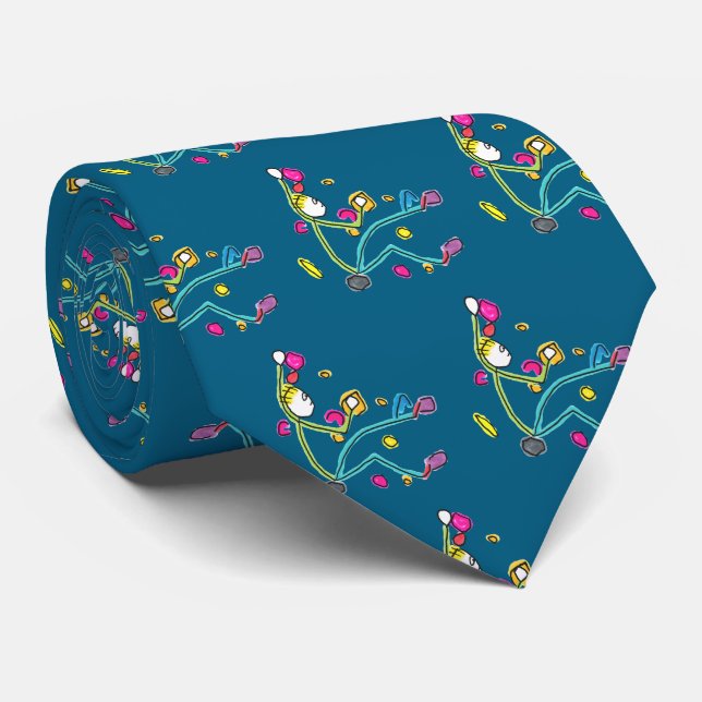Corbata Hombre Palo de Escalada (Enrollado)
